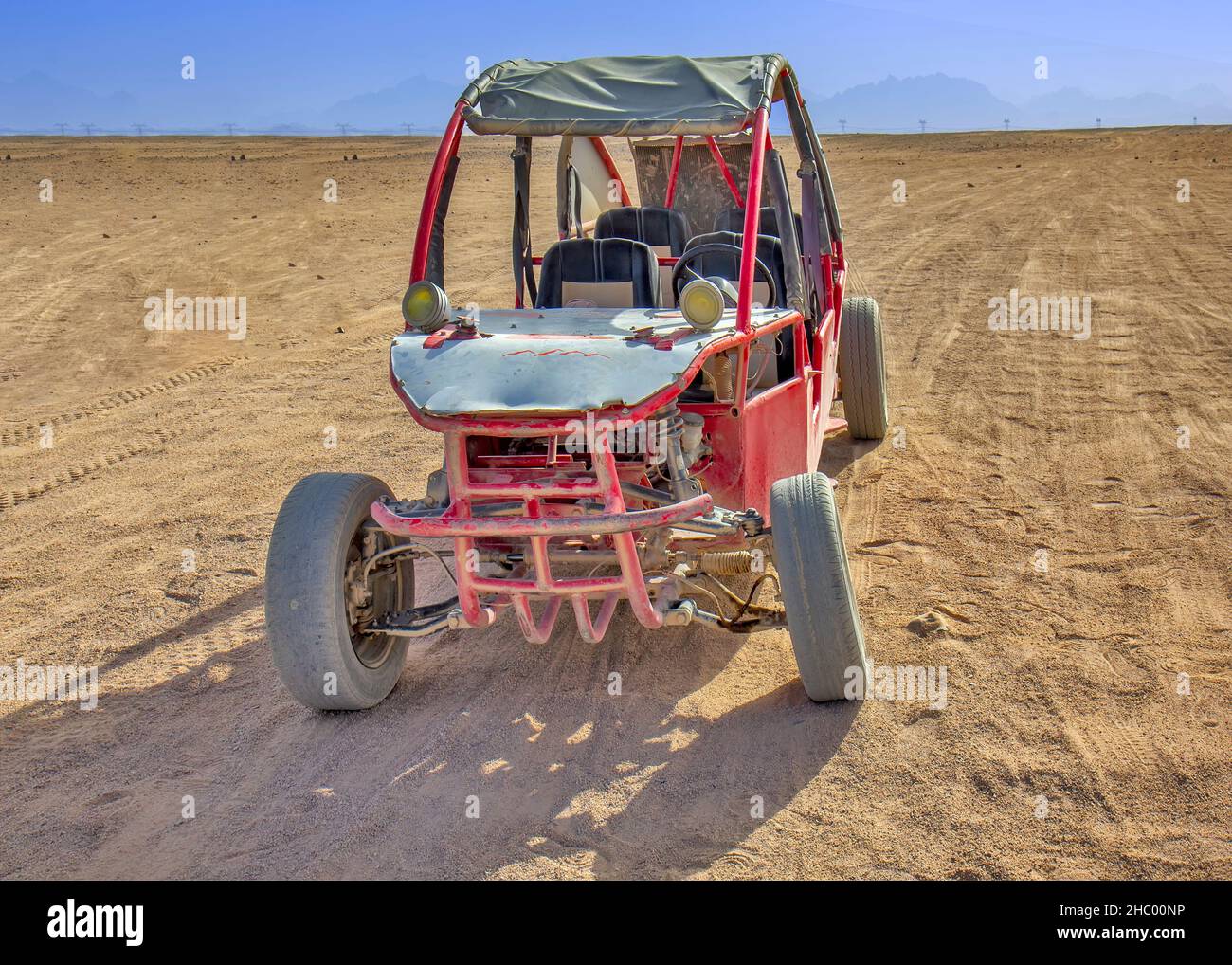 Dune buggy, veicolo a motore da diporto con ruote grandi Foto Stock