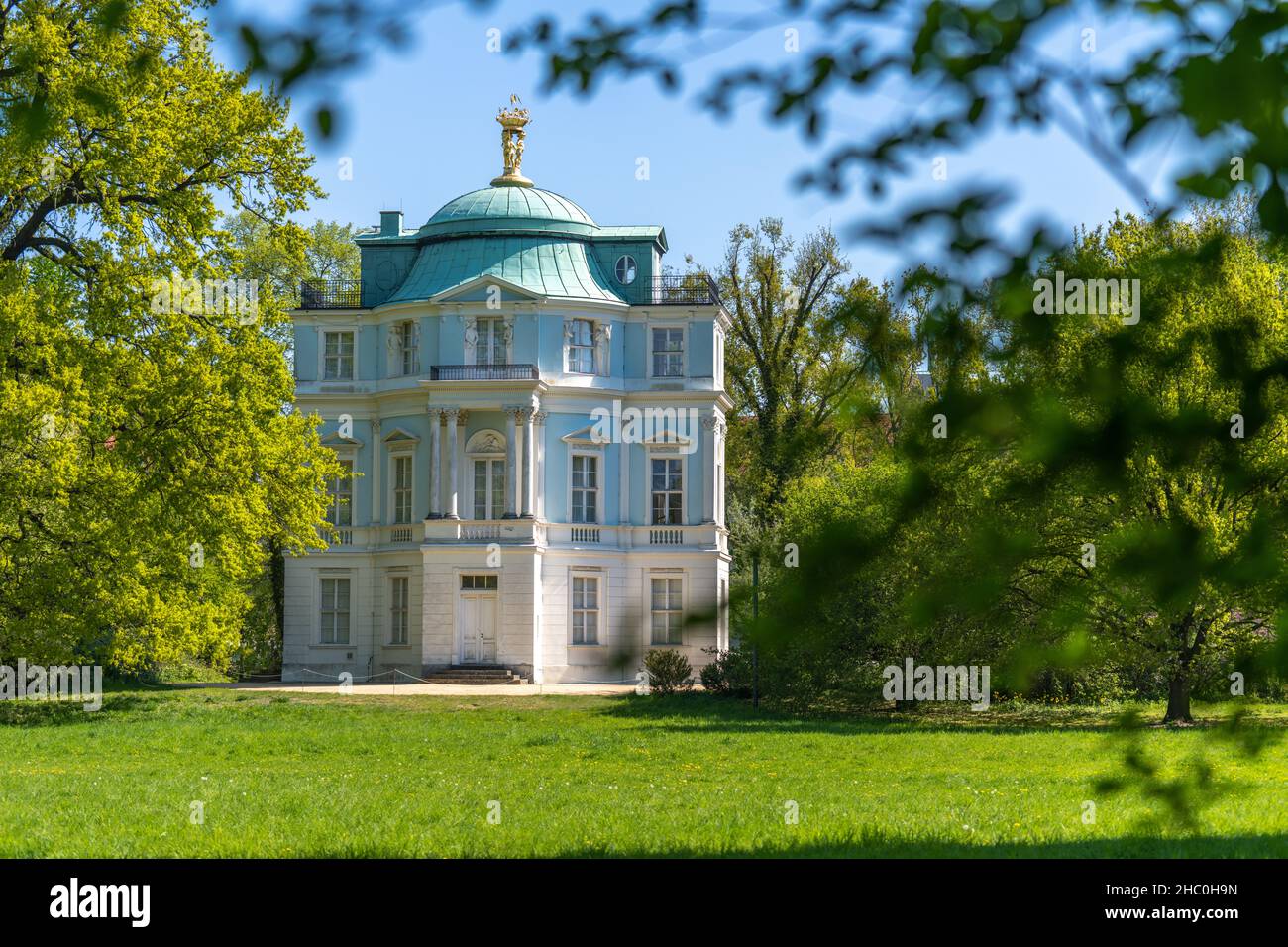 Belvedere im Schlosspark Charlottenburg, Berlino, erbaut von Carl Gotthard Langhans, 1788-89 Foto Stock