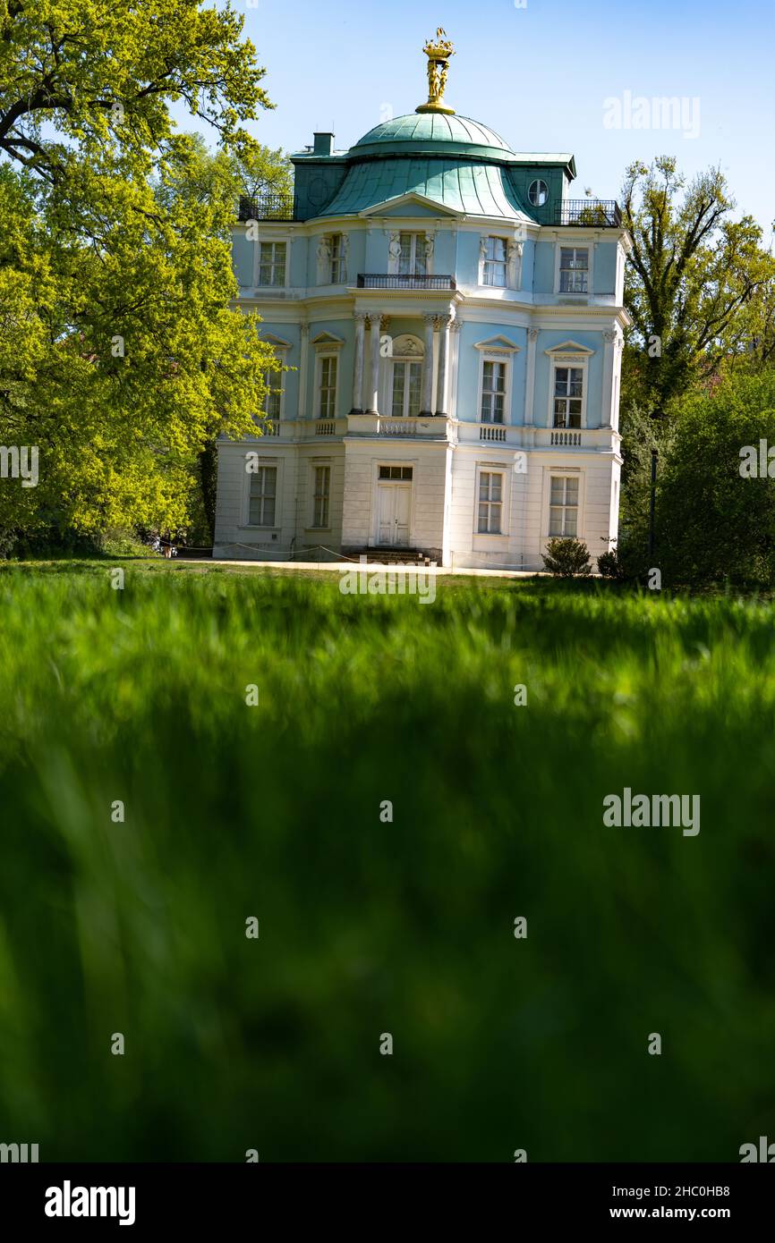 Belvedere im Schlosspark Charlottenburg, Berlino, erbaut von Carl Gotthard Langhans, 1788-89 Foto Stock