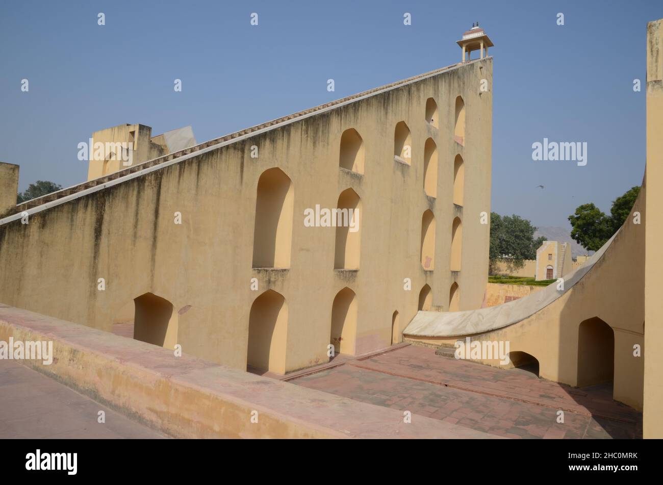 Jantar Mantar, un osservatorio reale a Jaipur Foto Stock