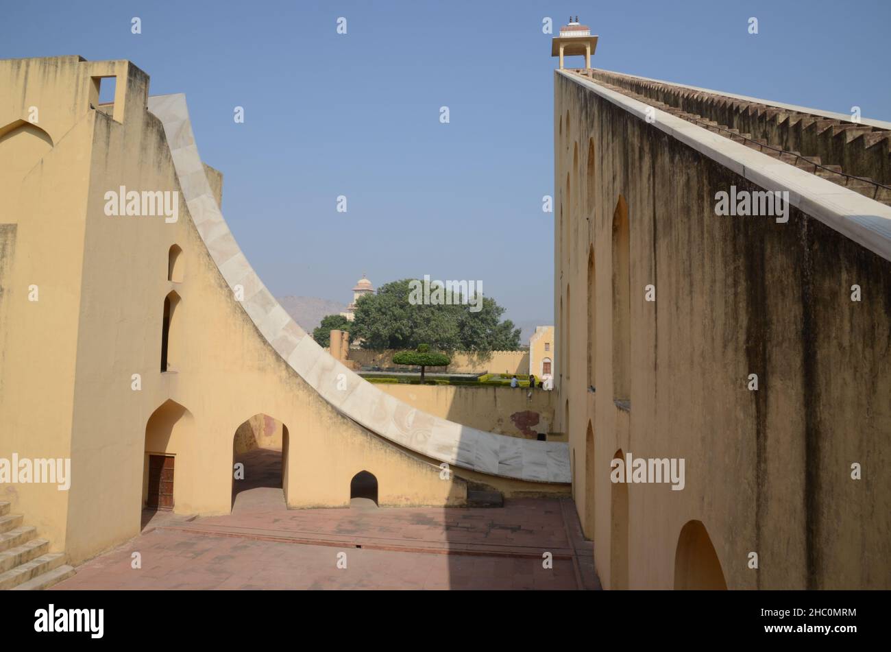 Jantar Mantar, un osservatorio reale a Jaipur Foto Stock
