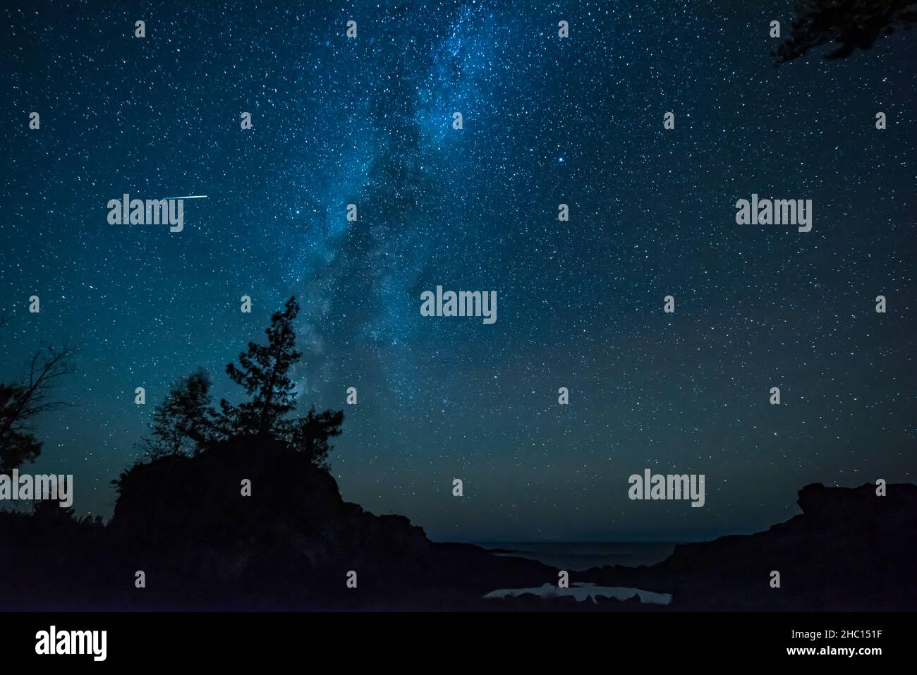 Doccia Starry Sky Meteor Foto Stock