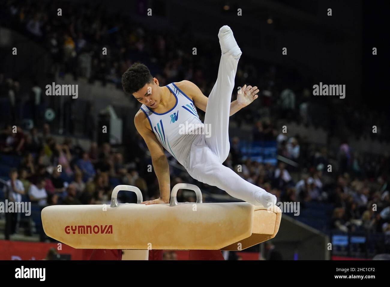 Campionato britannico 2019. Senior All-Around. Jamie Lewis Foto Stock