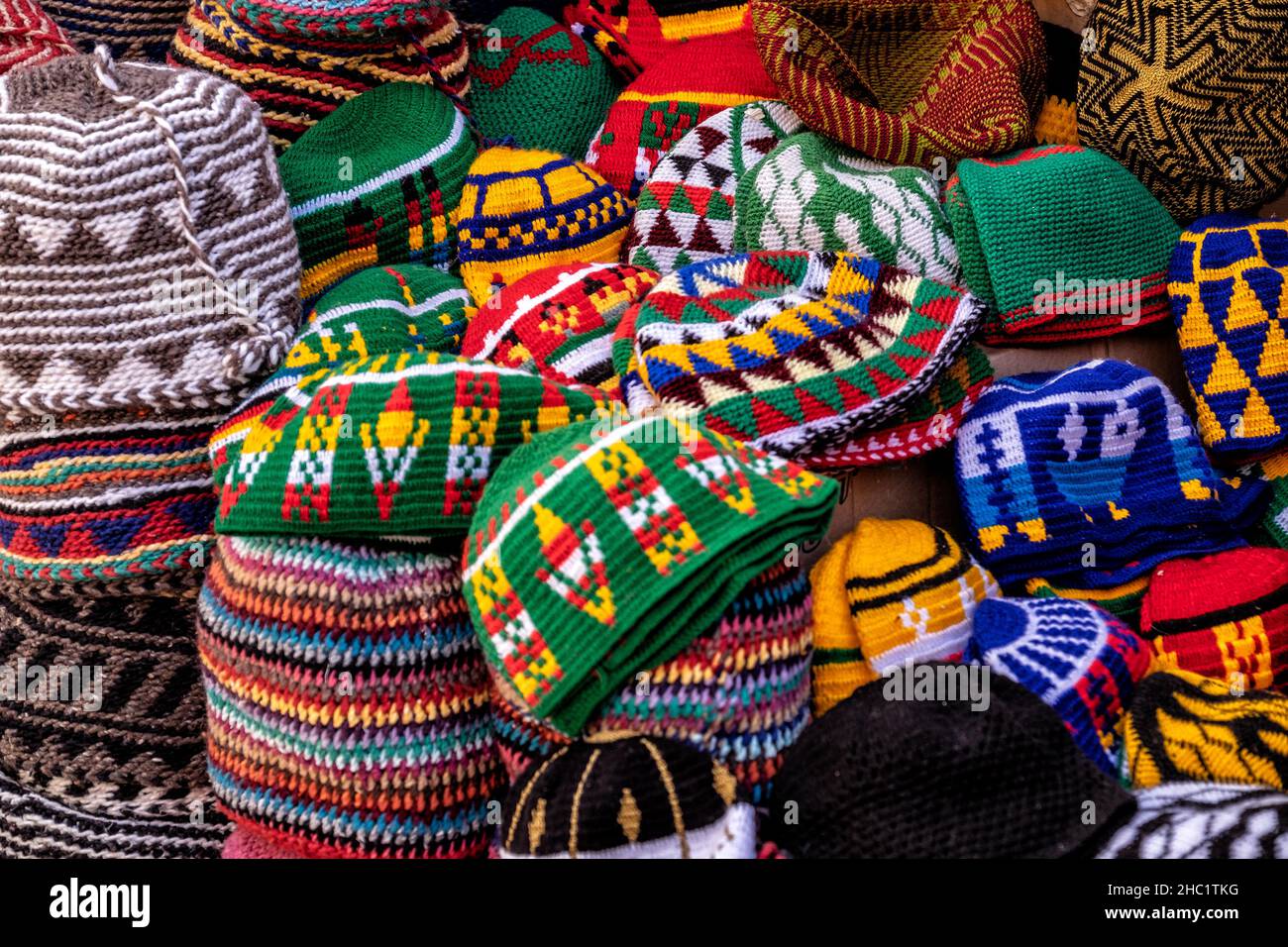 Cappello tipico marocchino Foto stock - Alamy