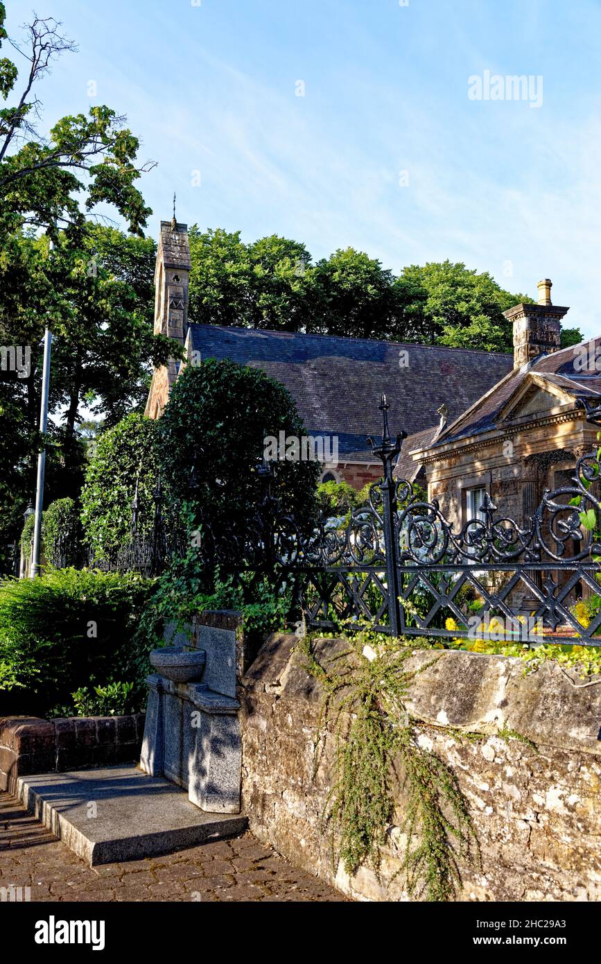 Burns Memorial nel Burn Heritage Park a tema per il poeta Robert Burns - Alloway, Ayr, Ayrshire, Scozia. 22nd del luglio 2021 Foto Stock