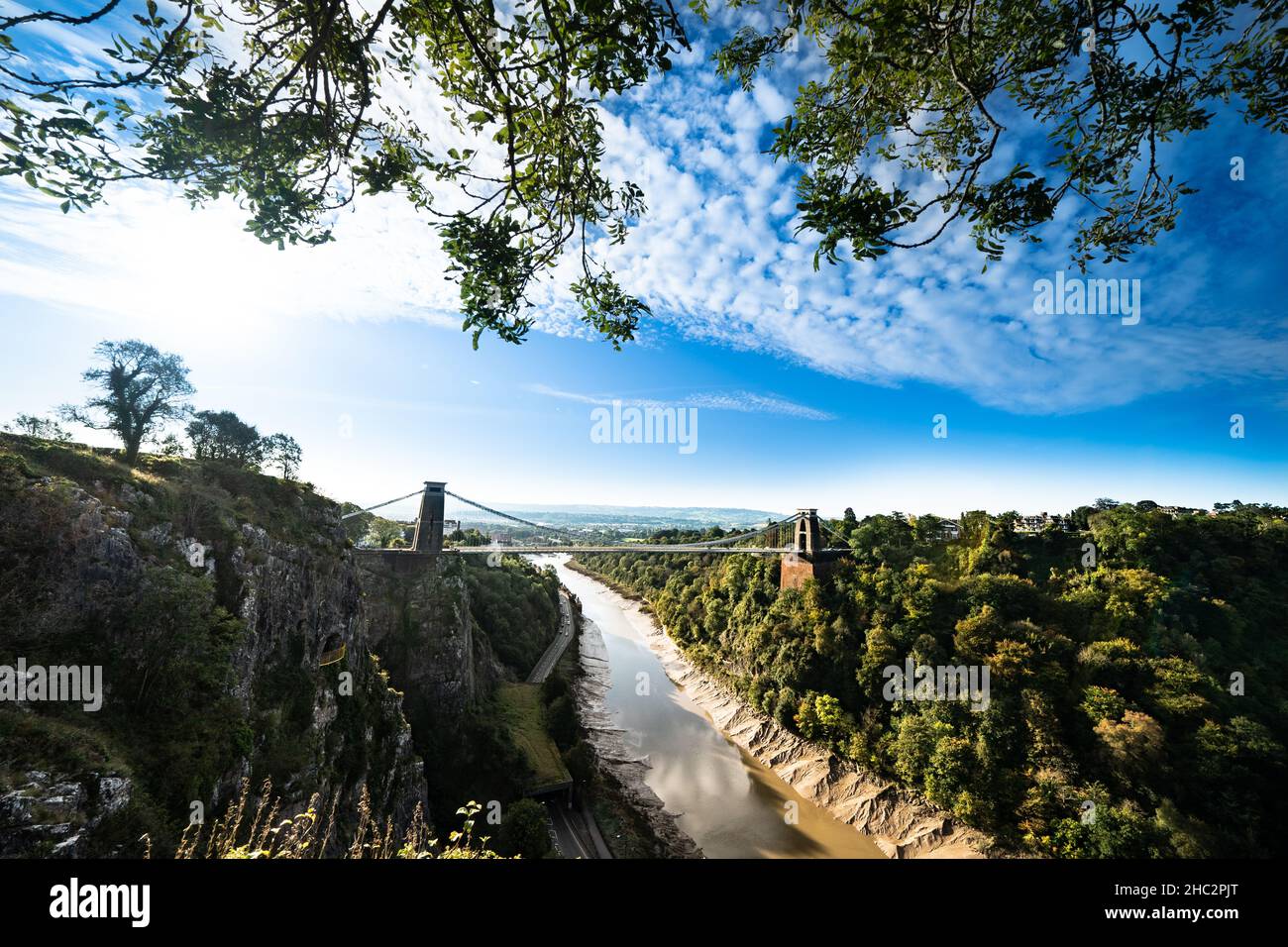 Il ponte sospeso di Clifton Foto Stock