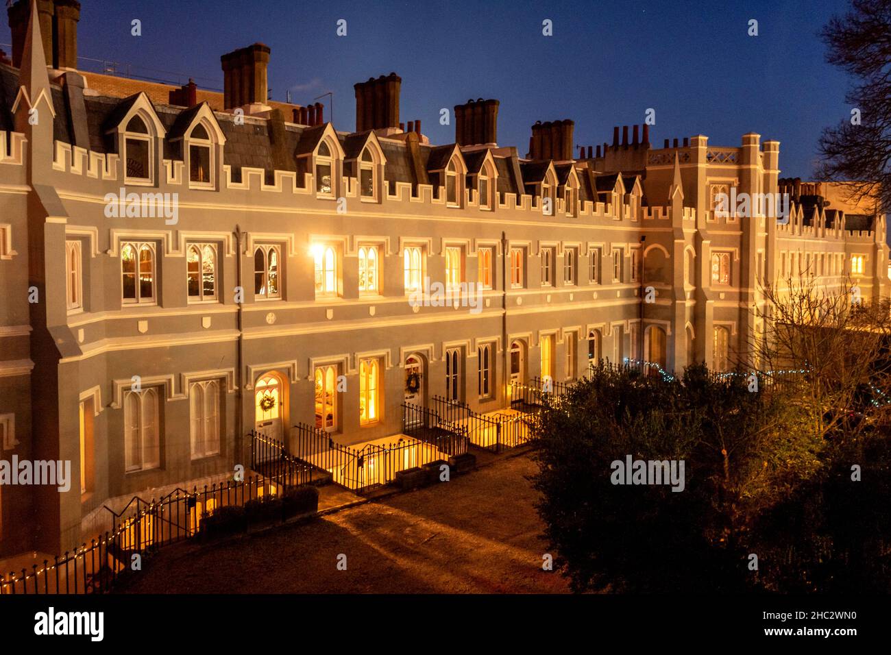 Brighton, dicembre 21st 2021: Wykeham Terrace nel centro di Brighton Foto Stock
