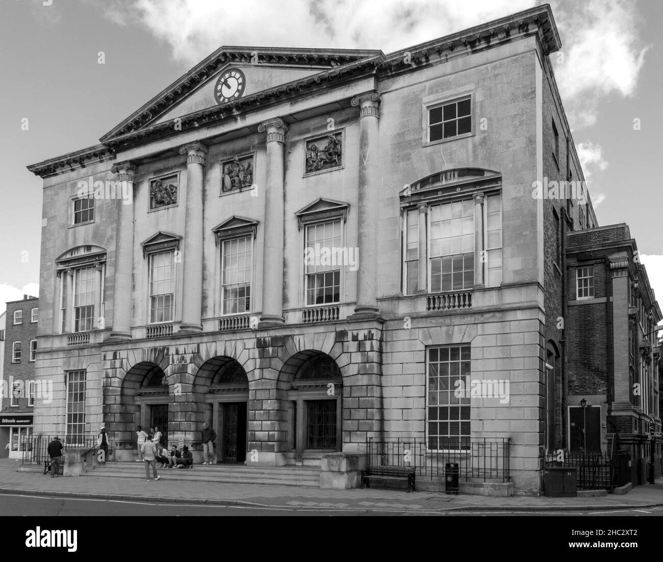 Shire House, High Street, Chelmsford, Essex, Inghilterra, UK - ex tribunale e sala di riunione civica Foto Stock