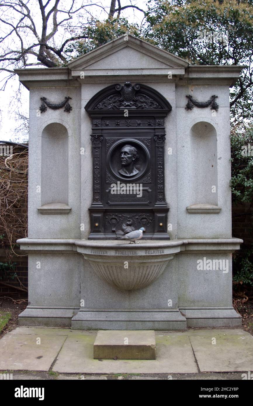 Memorial a Henry Fawcett, Londra, Regno Unito. Foto Stock