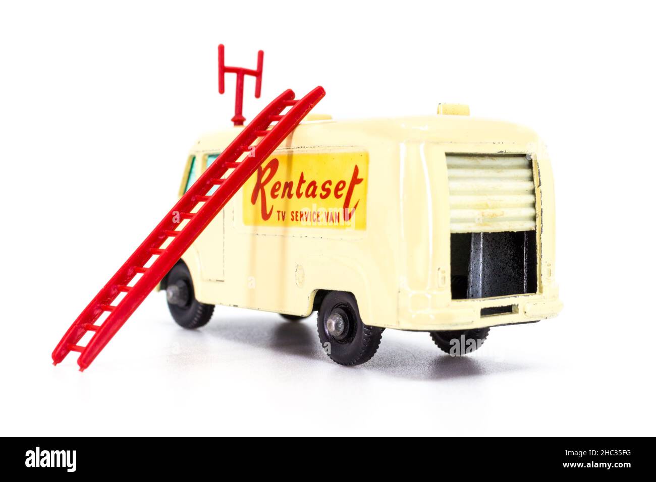 Lesney prodotti Matchbox modello giocattolo auto 1-75 serie n. 62 Commer TV Service Van Foto Stock