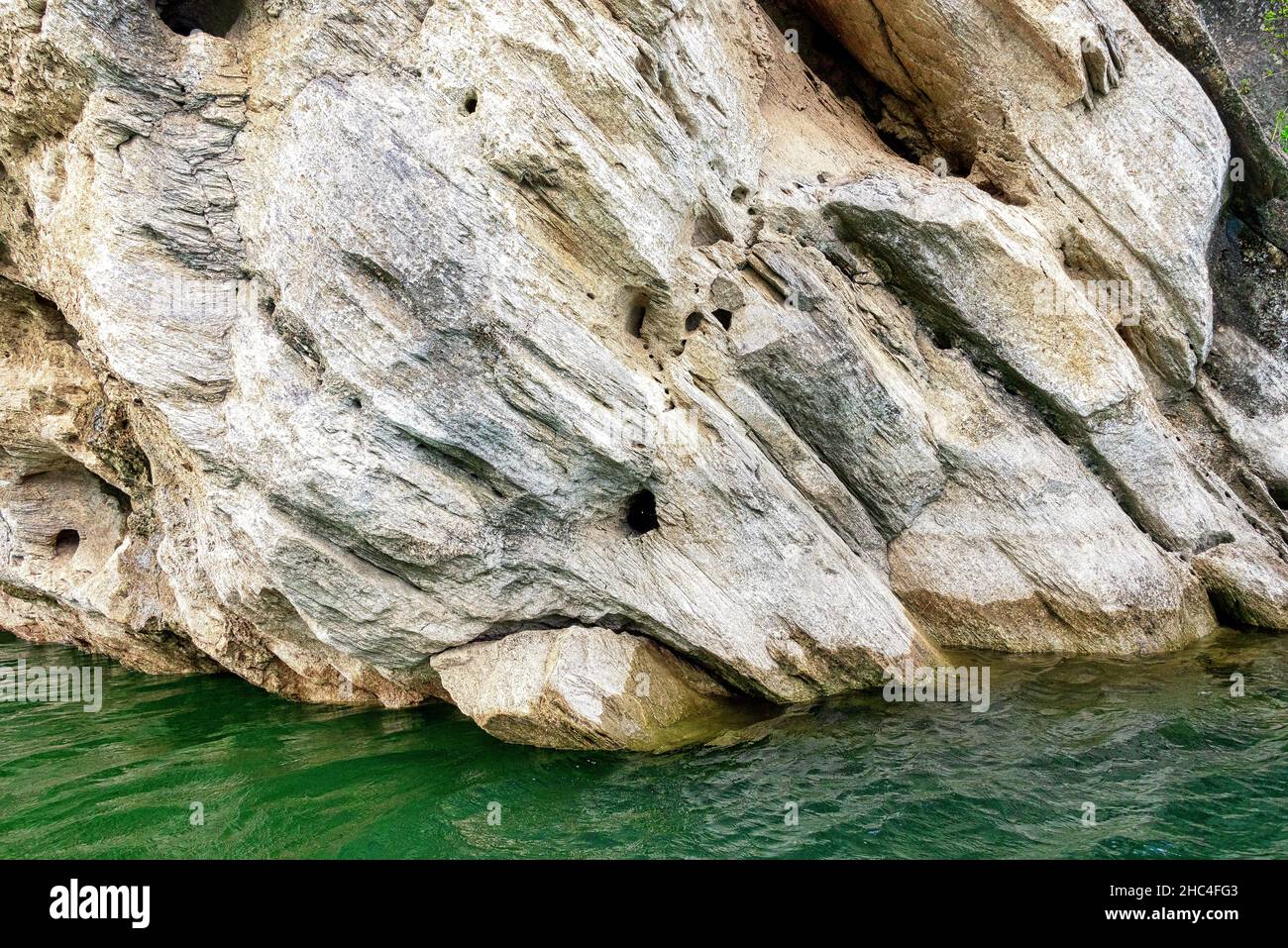 SCENIC nella Riserva Naturale di Hanabanilla Cuba Foto Stock