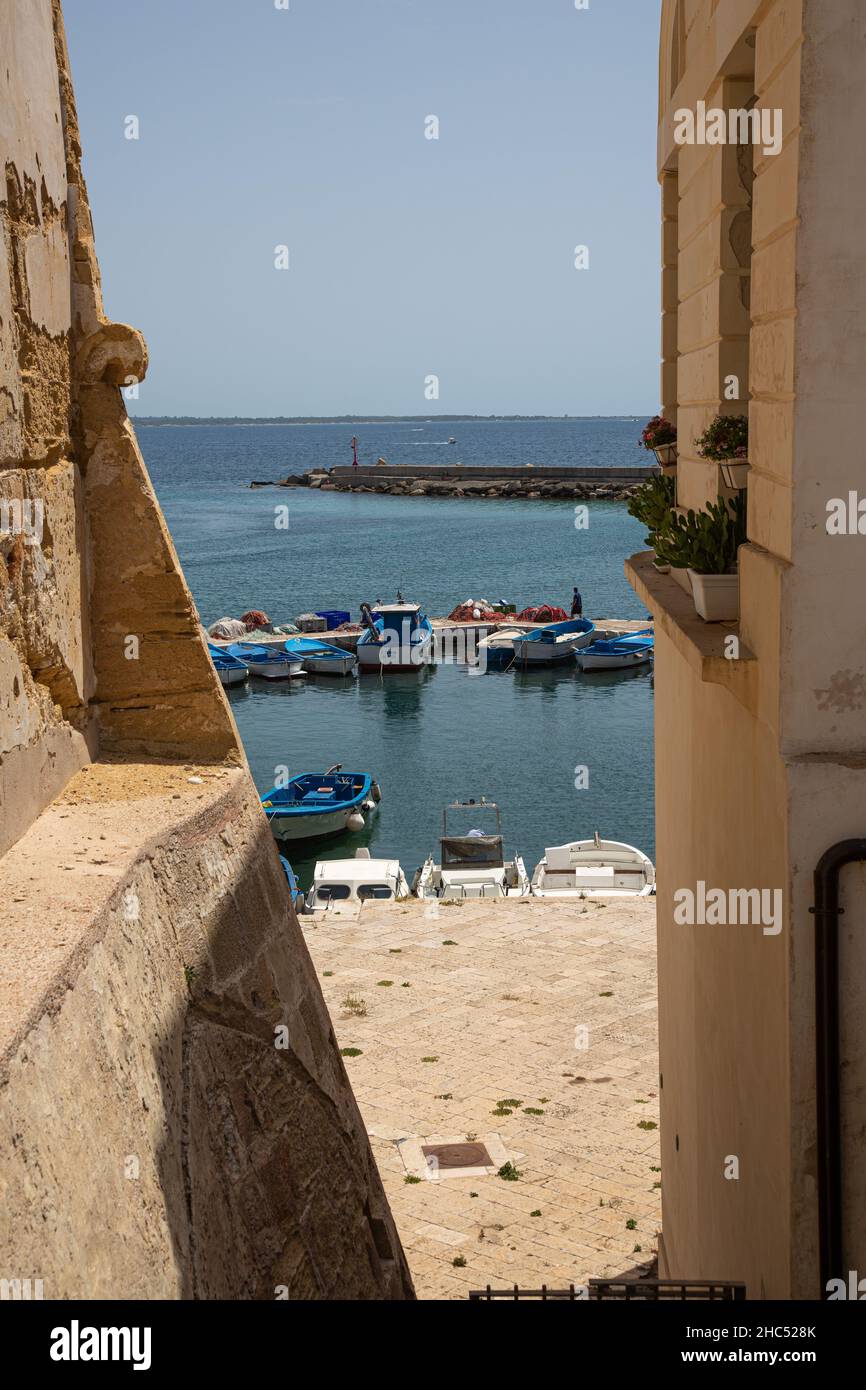 Gallipoli Puglia Salento Italia Foto Stock