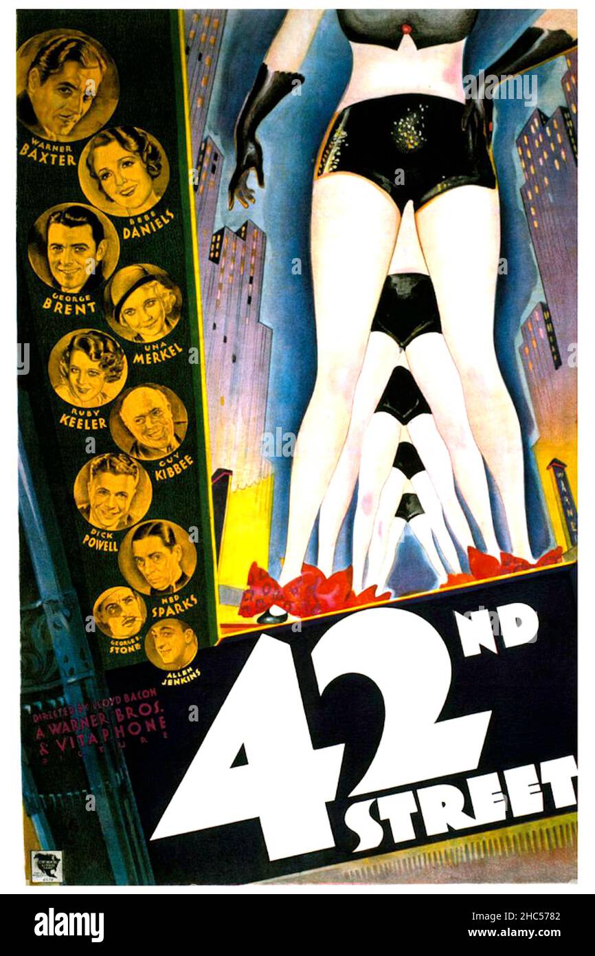 Poster 42nd Street Film Foto Stock