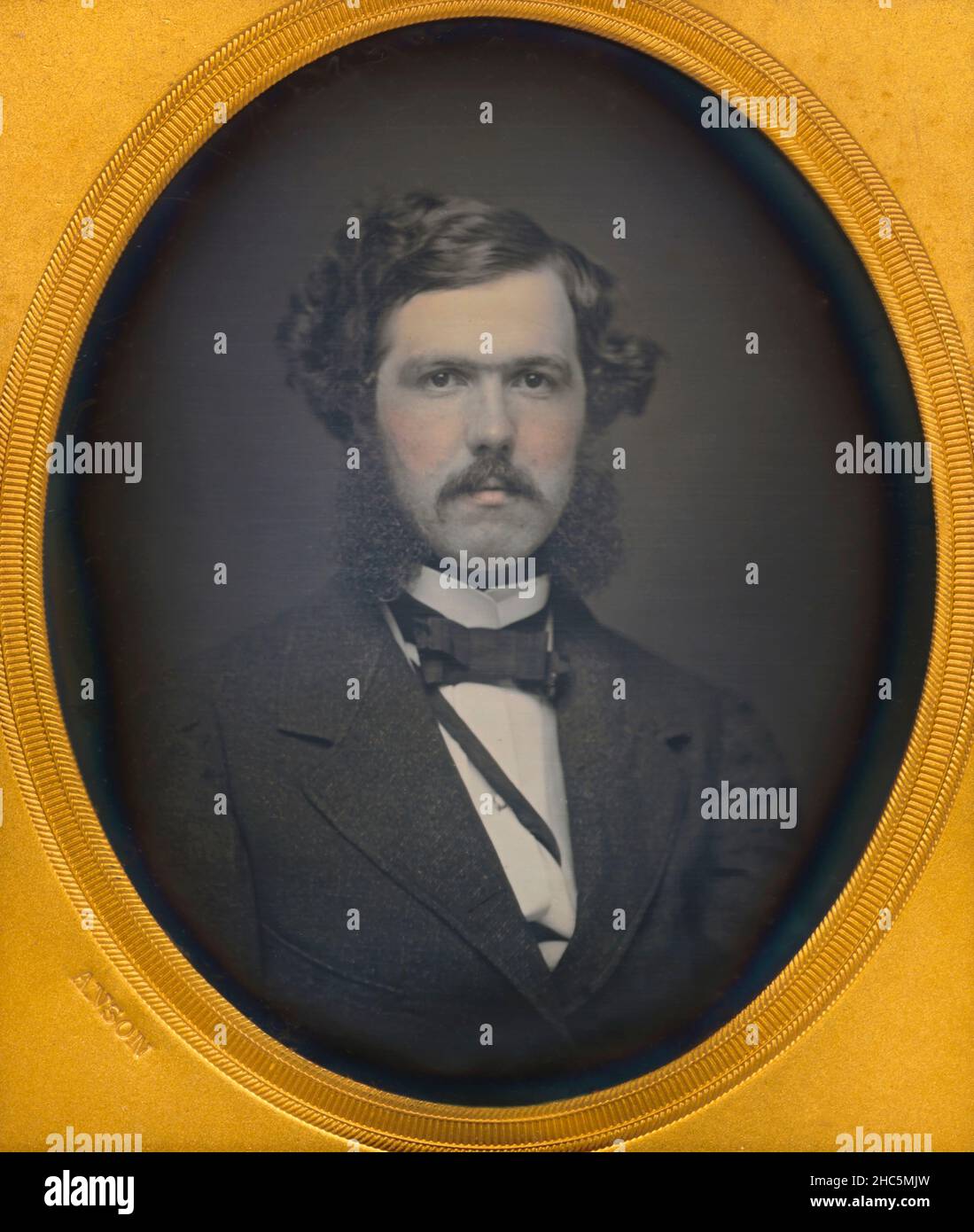 Chester A. Arthur (1829-1886), 21st Stati Uniti Presidente 1881-1885, Stati Uniti Vice Presidente 1881-1881, testa e spalle ritratto, Rufus P. Anson, 1858 Foto Stock