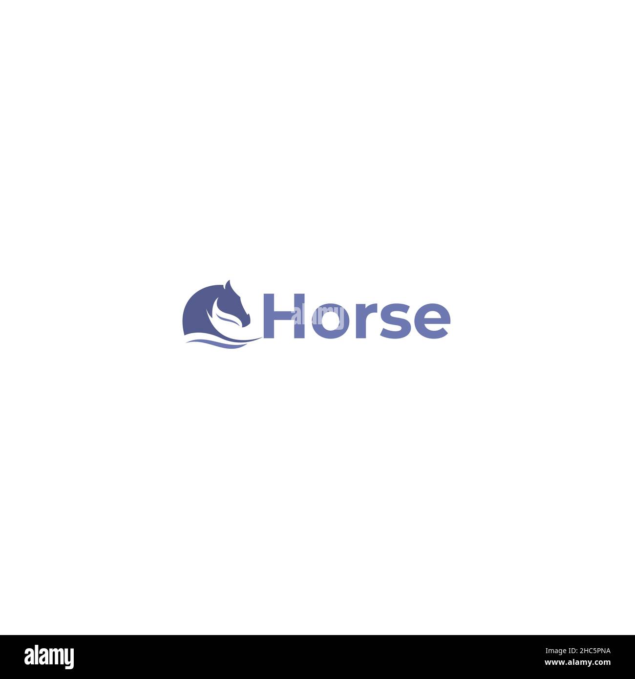 Design semplice e moderno, LOGO HORSE Habitat Illustrazione Vettoriale Design semplice e moderno, LOGO HORSE Habitat Illustrazione Vettoriale
