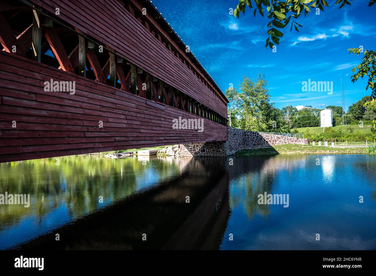 Sachs Covered Bridge of Gettysburg in Pennsylvania, USA Foto Stock