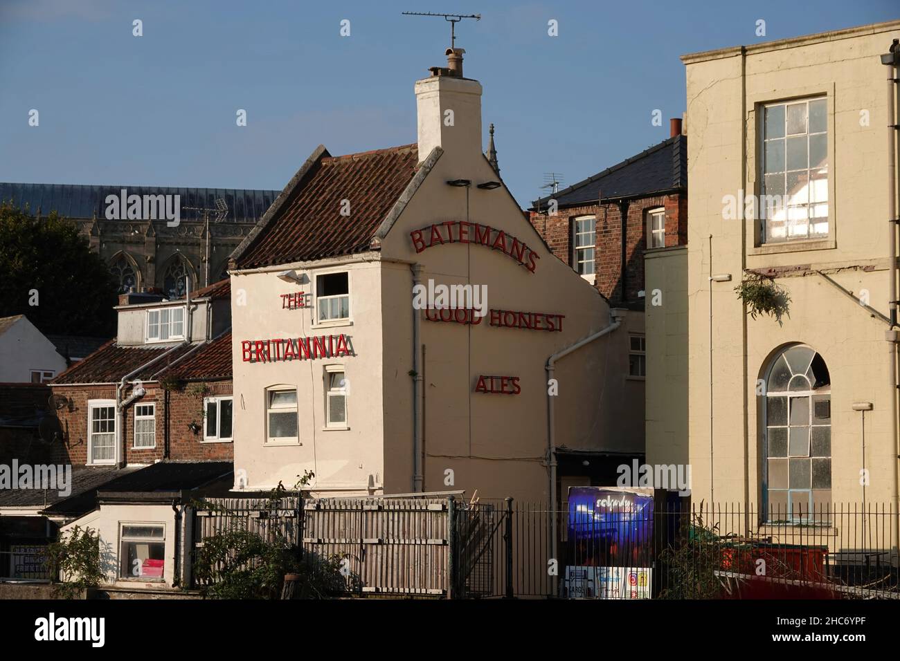 Britannia - un pub di Bateman a Church Street, Boston, Lincolnshire, Regno Unito Foto Stock