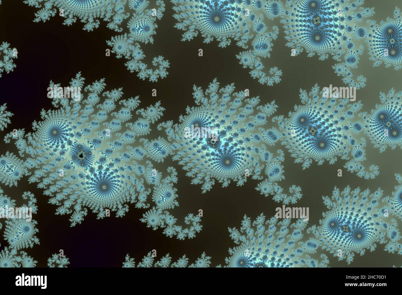 Bella zoom nell'infinito matematico mandelbrot set frattale Foto Stock