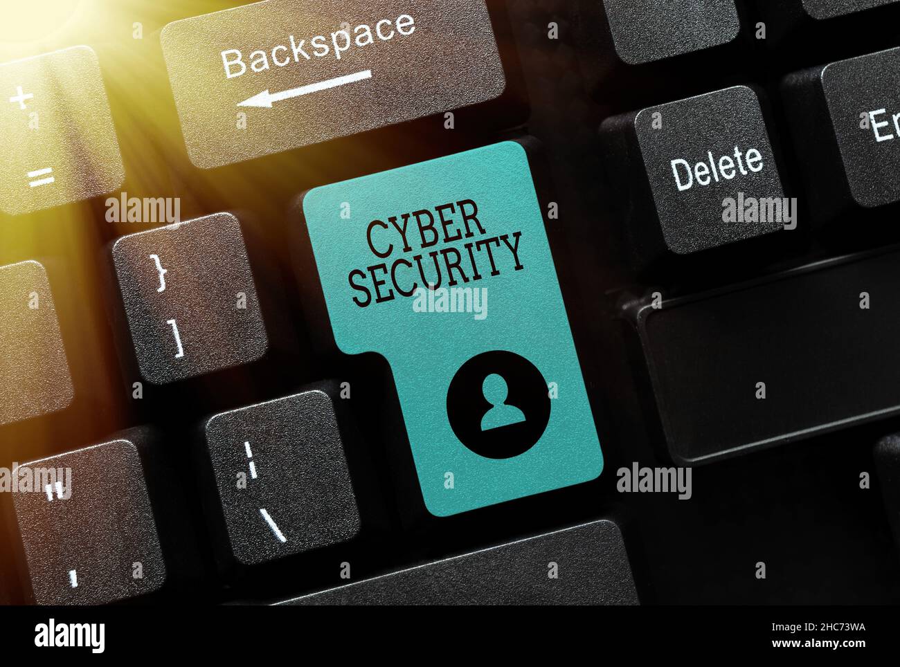 Testo della scrittura Cyber Security. Business showcase Proteggi un sistema informatico da accessi non autorizzati Word Processing Program Ideas, Logging Foto Stock