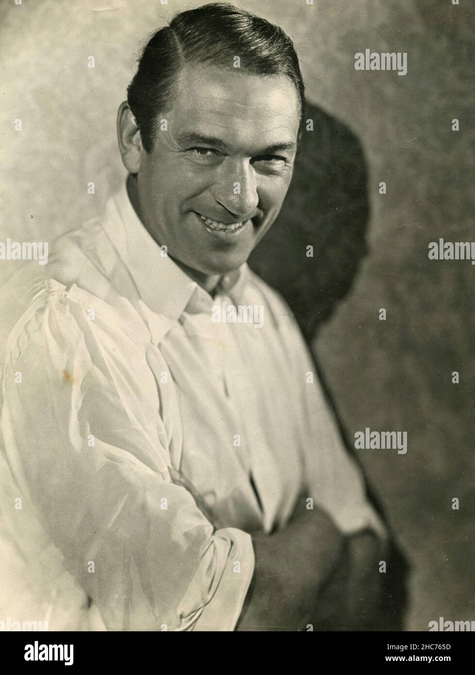 Attore americano-britannico Victor McLaglen, USA 1936 Foto Stock