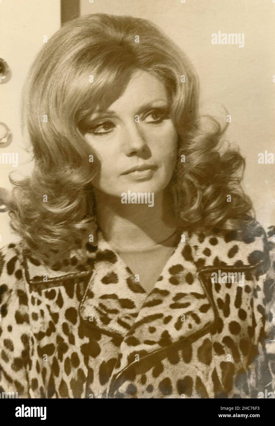 L'attrice italiana Sylva Koscina, anni '70 Foto Stock