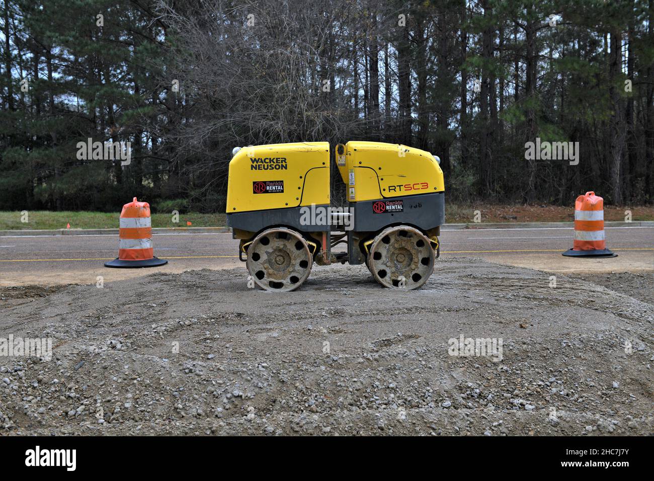Rullo trench Wacker Neuson RTSC-3. Foto Stock
