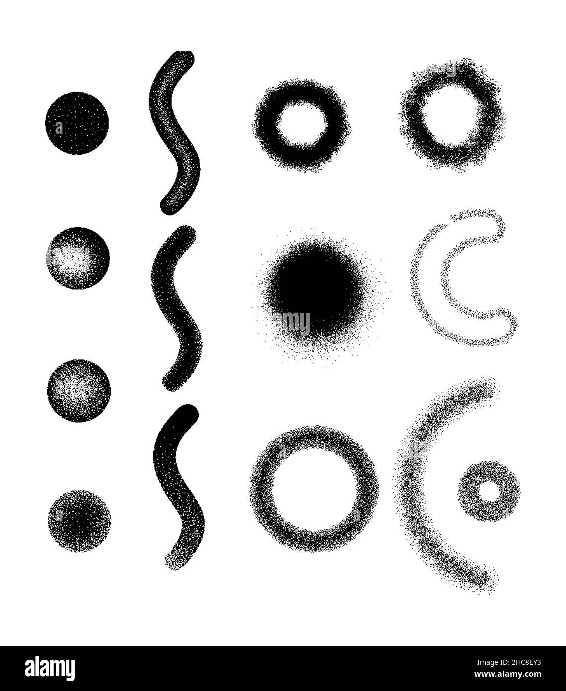 Elementi di design Vector Memphis. Illustrazione Vettoriale