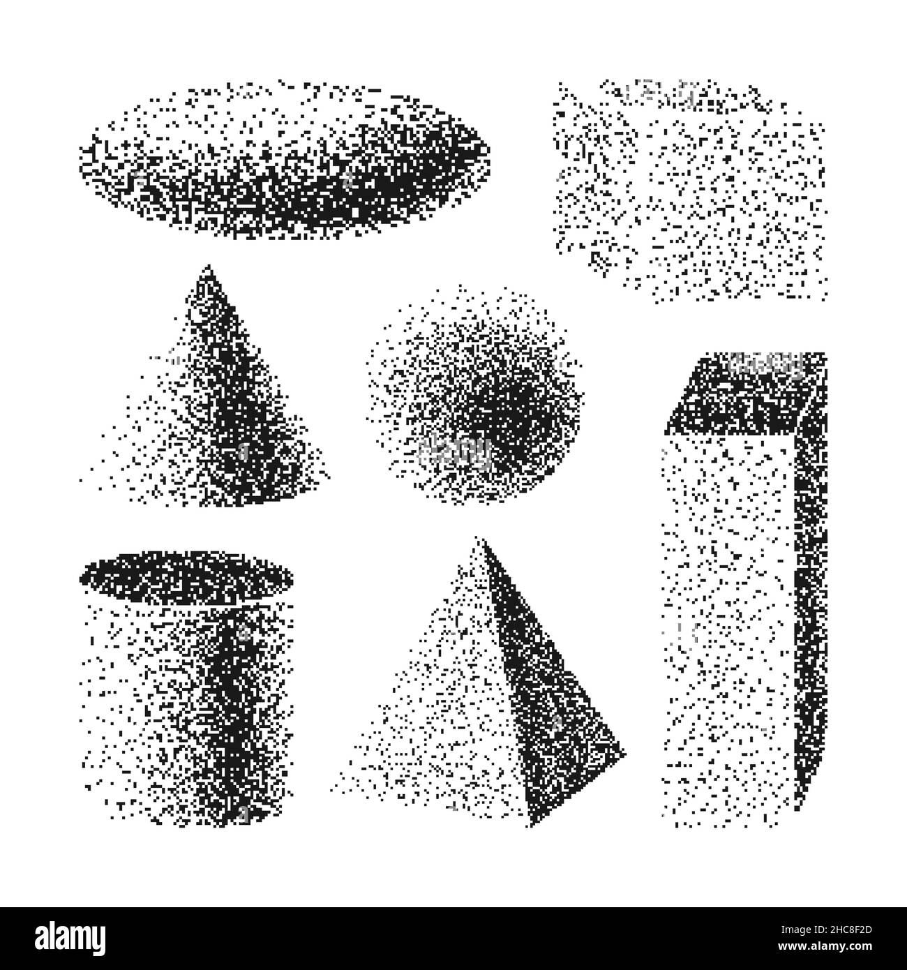 Elementi di design Vector Memphis. Illustrazione Vettoriale
