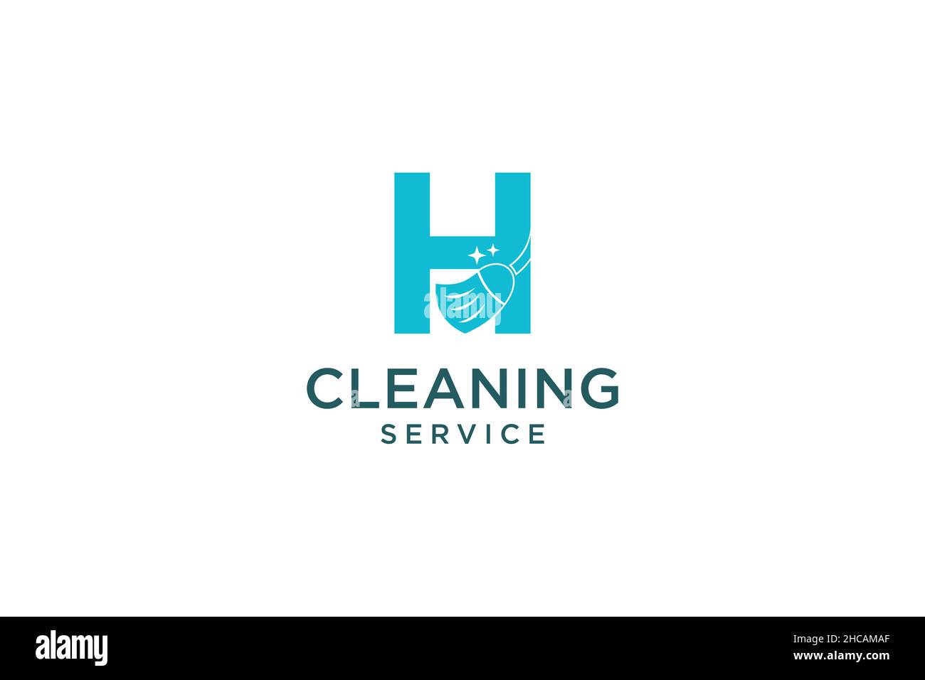 Lettera H per pulizia servizio pulito manutenzione per dettagli auto, case logo icona vettore. Illustrazione Vettoriale