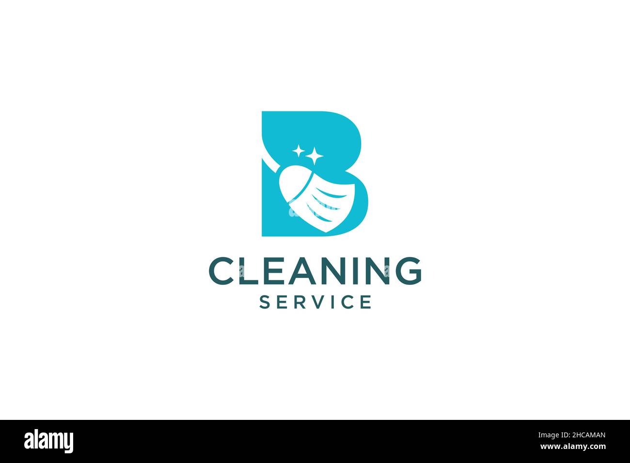 Lettera B per pulizia servizio pulito manutenzione per dettagli auto, case logo icona vettore. Illustrazione Vettoriale