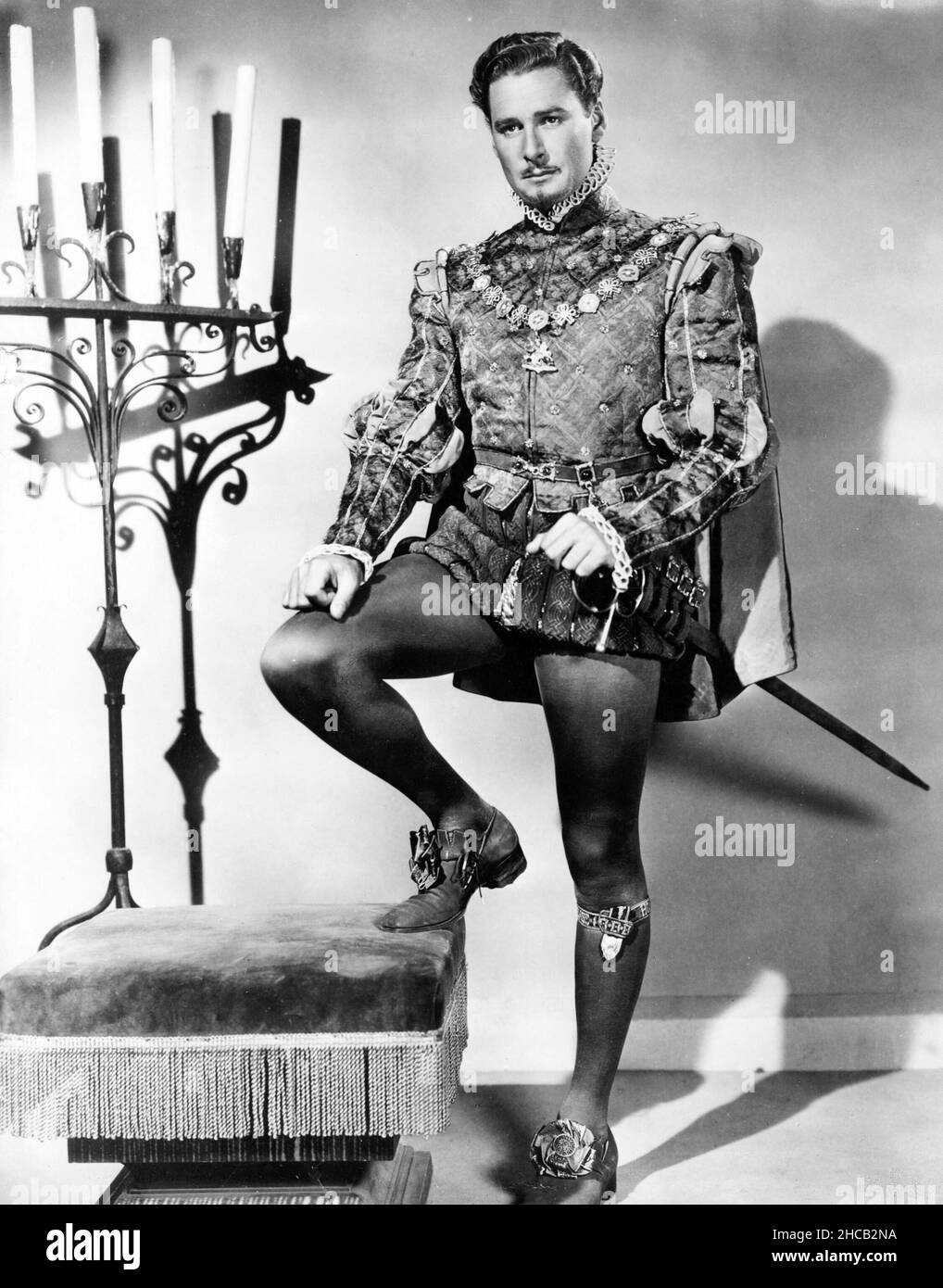 ERROL FLYNN NELLA VITA PRIVATA DI ELISABETH E ESSEX (1939), DIRETTO DA MICHAEL CURTIZ. Credit: WARNER BROS. / Album Foto Stock