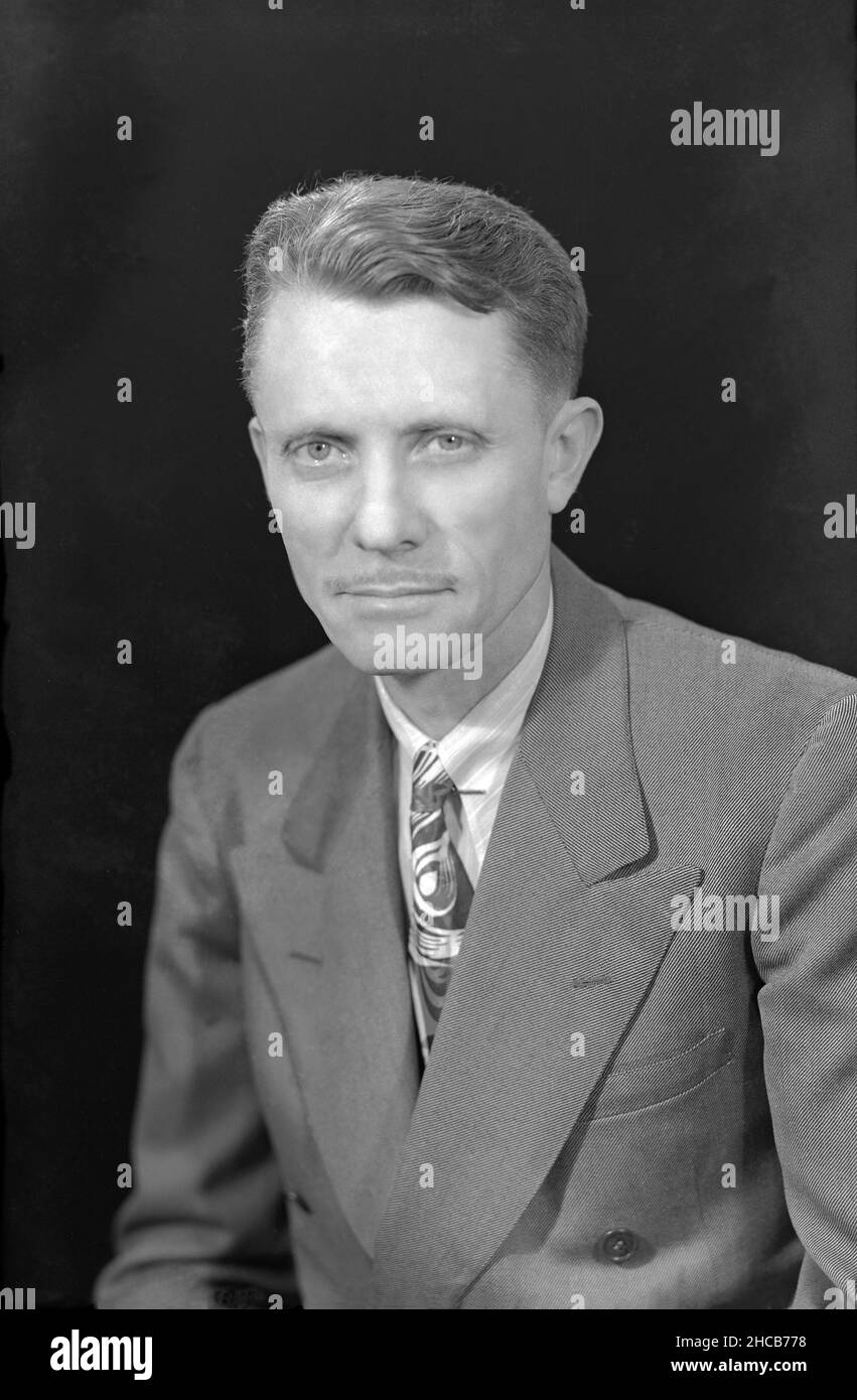 Ritratto di Floyd L. Thompson NASA Langley Center Direttore dal 1960 al 1968. Morì nel 1976 Foto Stock