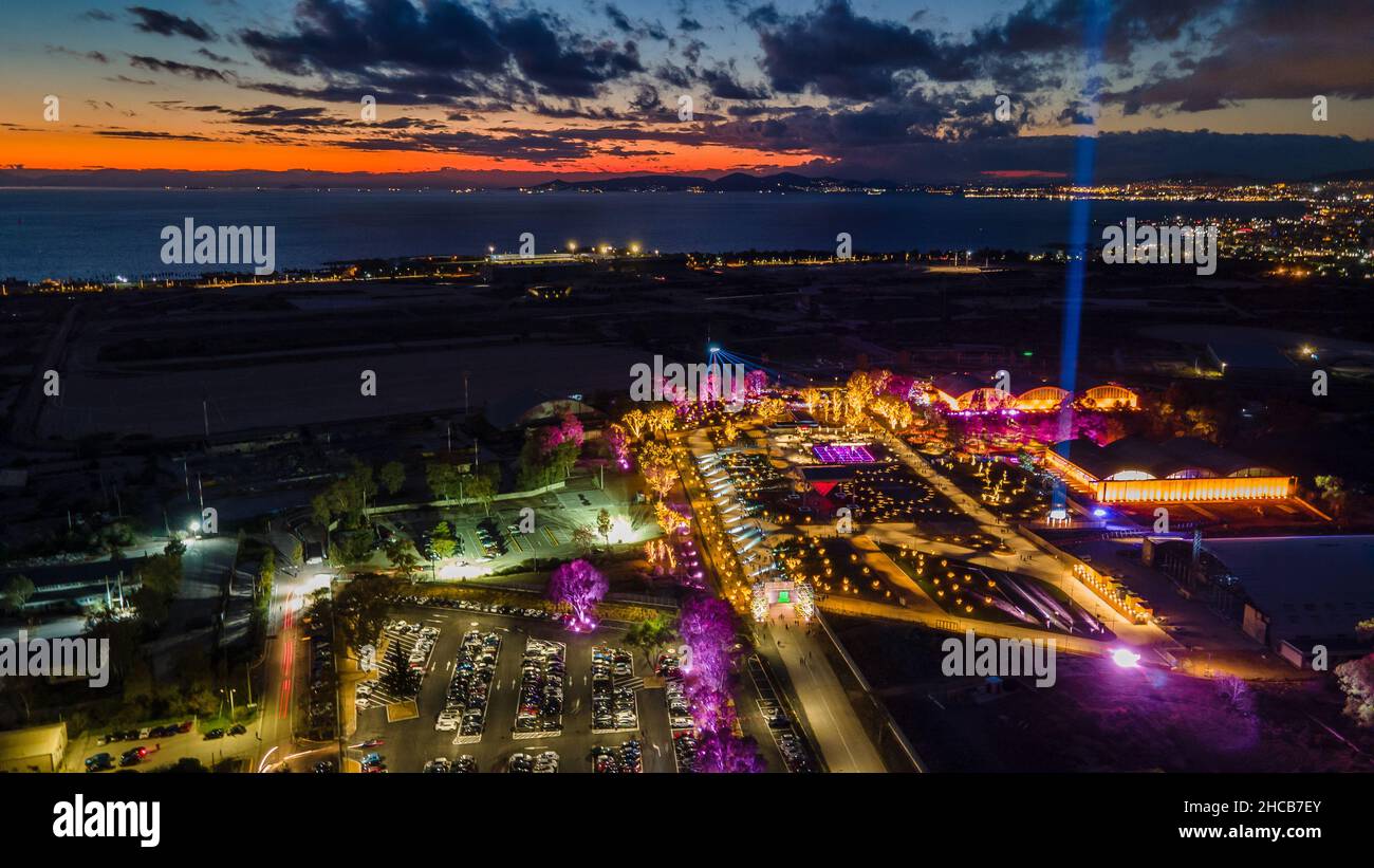 Il parco Experience nel quartiere Elliniko, Atene, Grecia Foto Stock