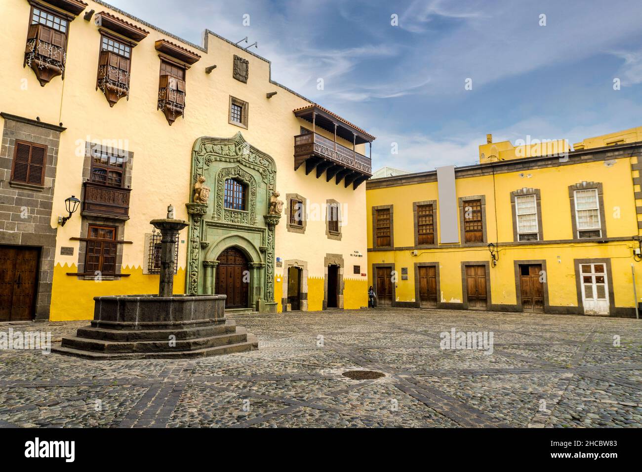 Casa di Columbus museo a Las Palmas de Gran Canaria, Isole Canarie, Spagna Foto Stock