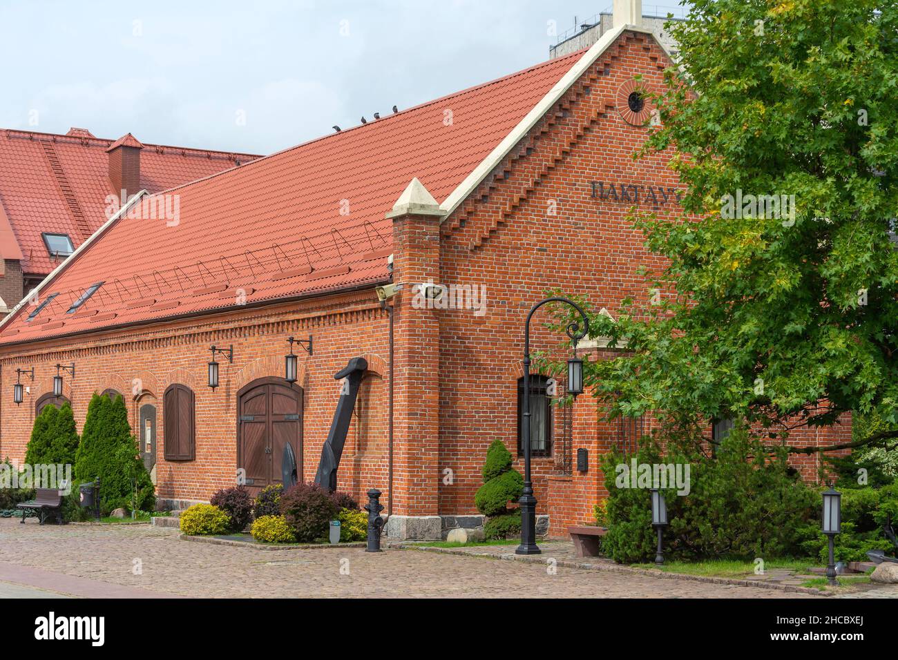 Kaliningrad, centro esposizioni nel Museo dell'Oceano Mondiale, regione di Kaliningrad Foto Stock
