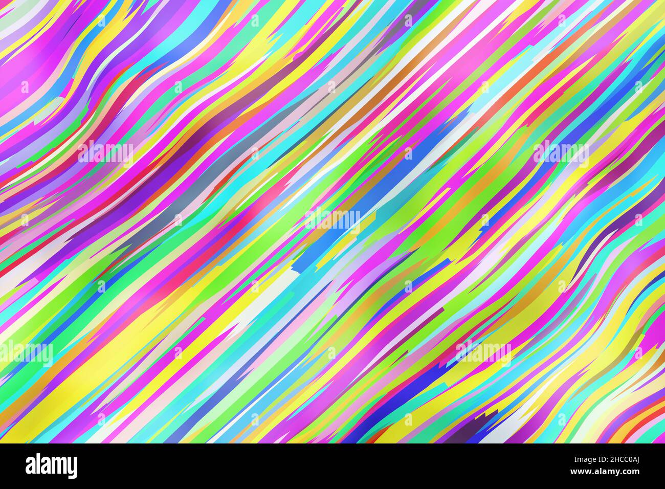 Sfondo astratto multicolore brillante. 3d illustrazione. Foto Stock