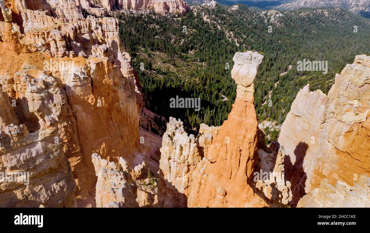 Paesaggio magico dal parco nazionale di zion Utah US Foto Stock