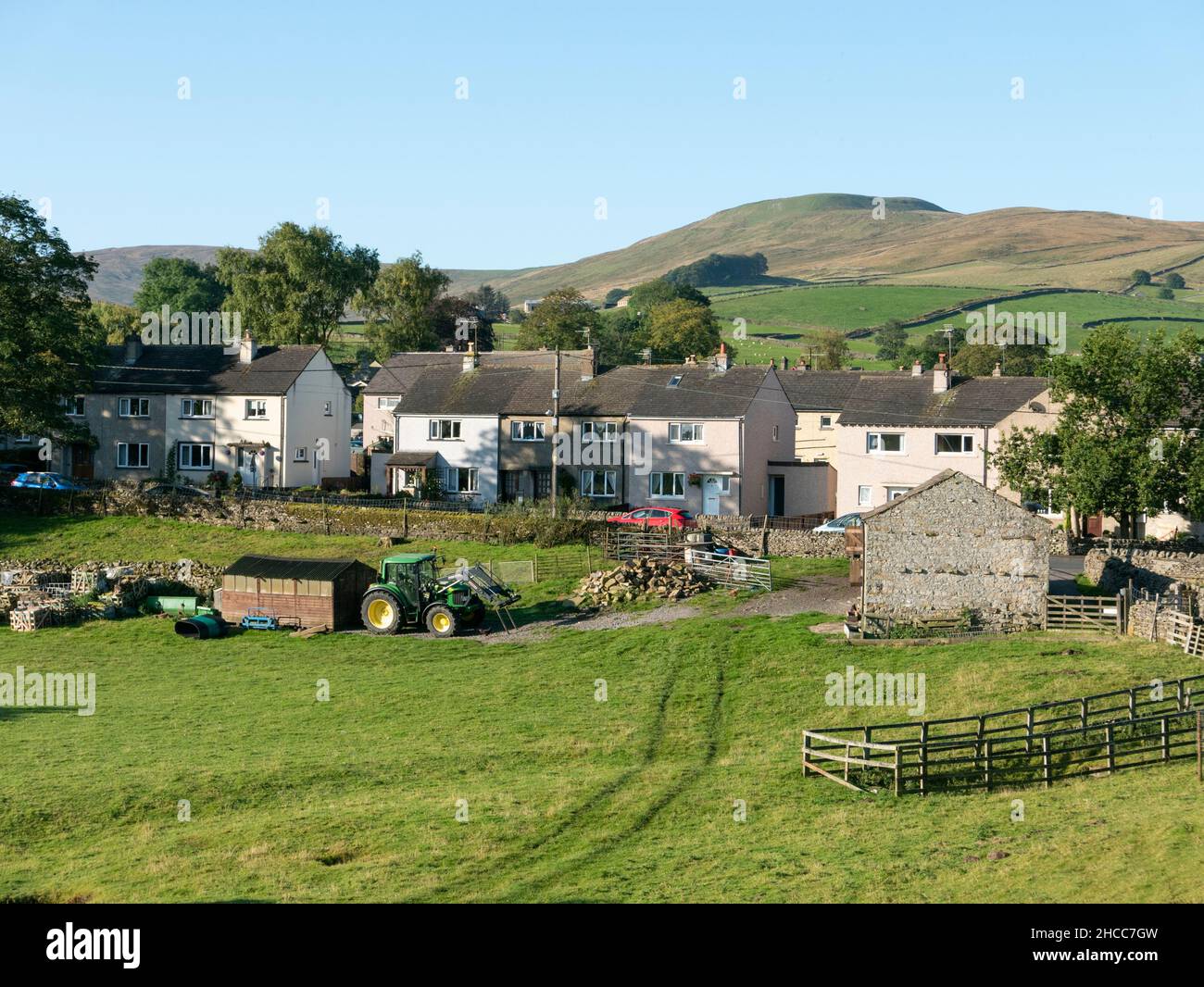 Gayle village, North Yorkshire. Foto Stock