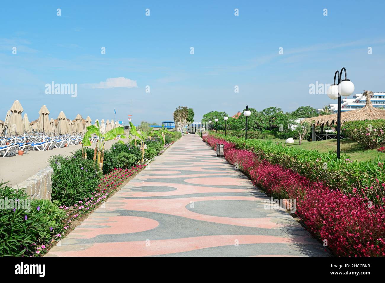 bel vicolo per passeggiate Foto Stock