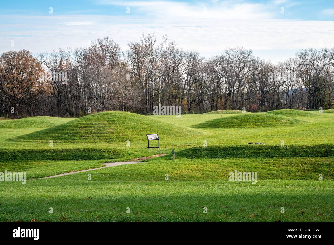 Hopewell Culture NHP , Mound City Group Foto Stock