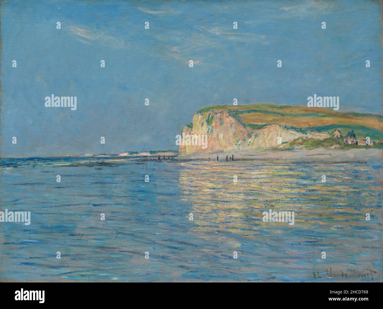 Claude Monet, Low Tide a Pourville vicino Dieppe, 1882, olio su tela, Cleveland, Stati Uniti d'America Foto Stock