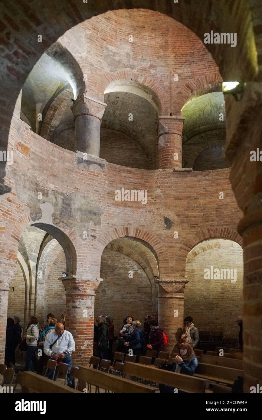 Rotonda di San Lorenzo, interno, Mantova, Lombardia, Italia, Europa Foto Stock