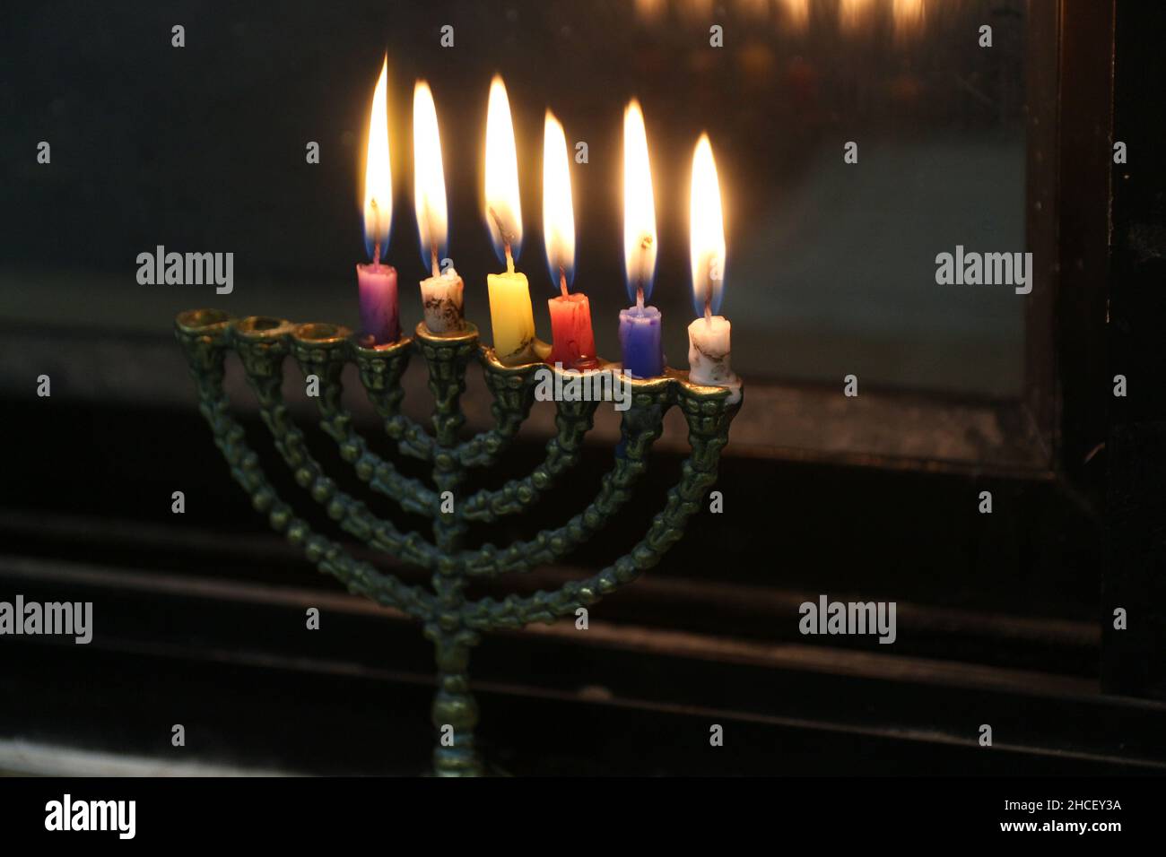 menorah accesa la prima notte