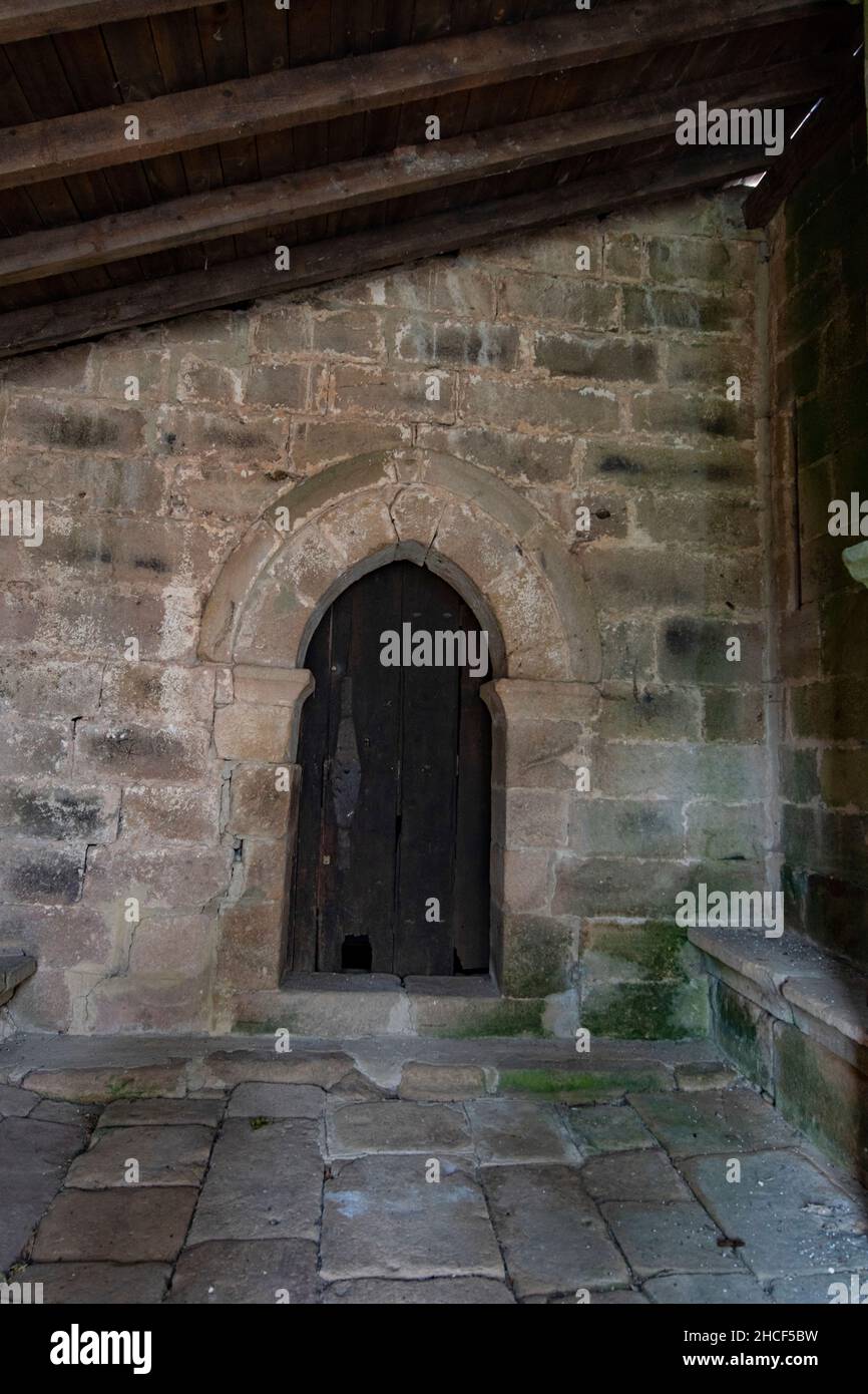 Chiesa romanica di Santa Maria la Real a Barruelo de los Carabeos Foto Stock