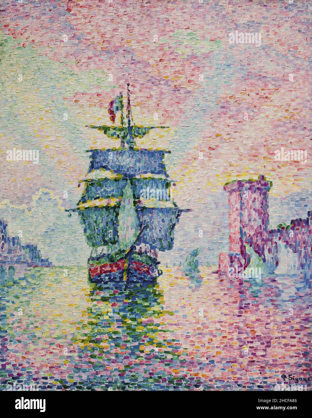 La Passo di Marsiglia di Paul Signac Foto Stock