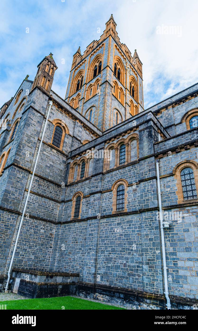 Buckfast Abbey Church, Buckfastleigh, Devon, Inghilterra, Europa Foto Stock