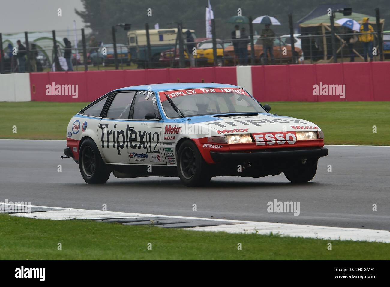 Adam Brindle, Rover SD1, Trofeo Adrian Flux per MRL Historic Touring Car Challenge, una gara a due piloti con pit stop obbligatorio, la gara consiste di Foto Stock