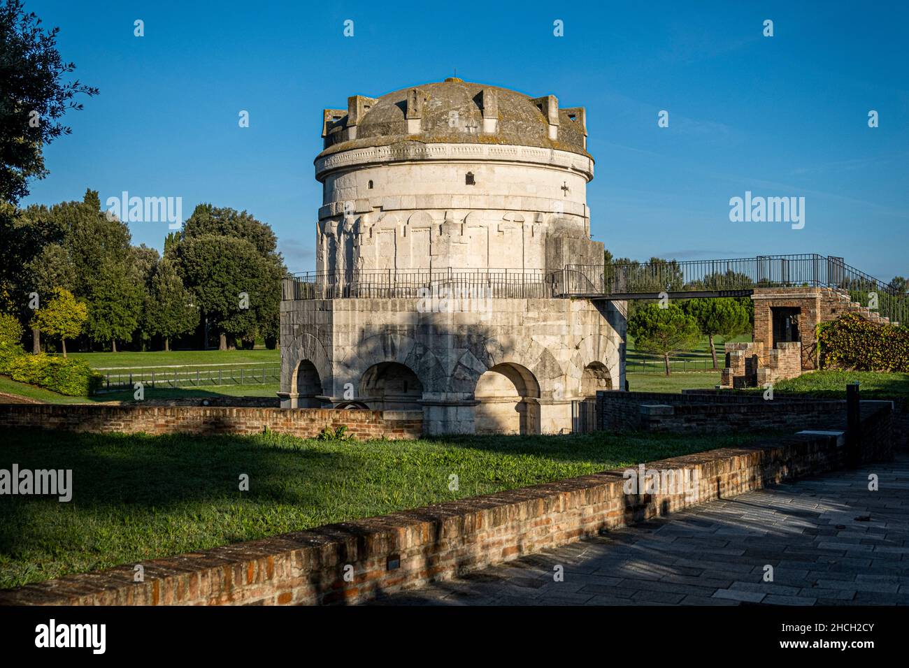 Mausoleo di Teodorico. Ravenna, Emilia Romagna, Italia, Europa. Foto Stock