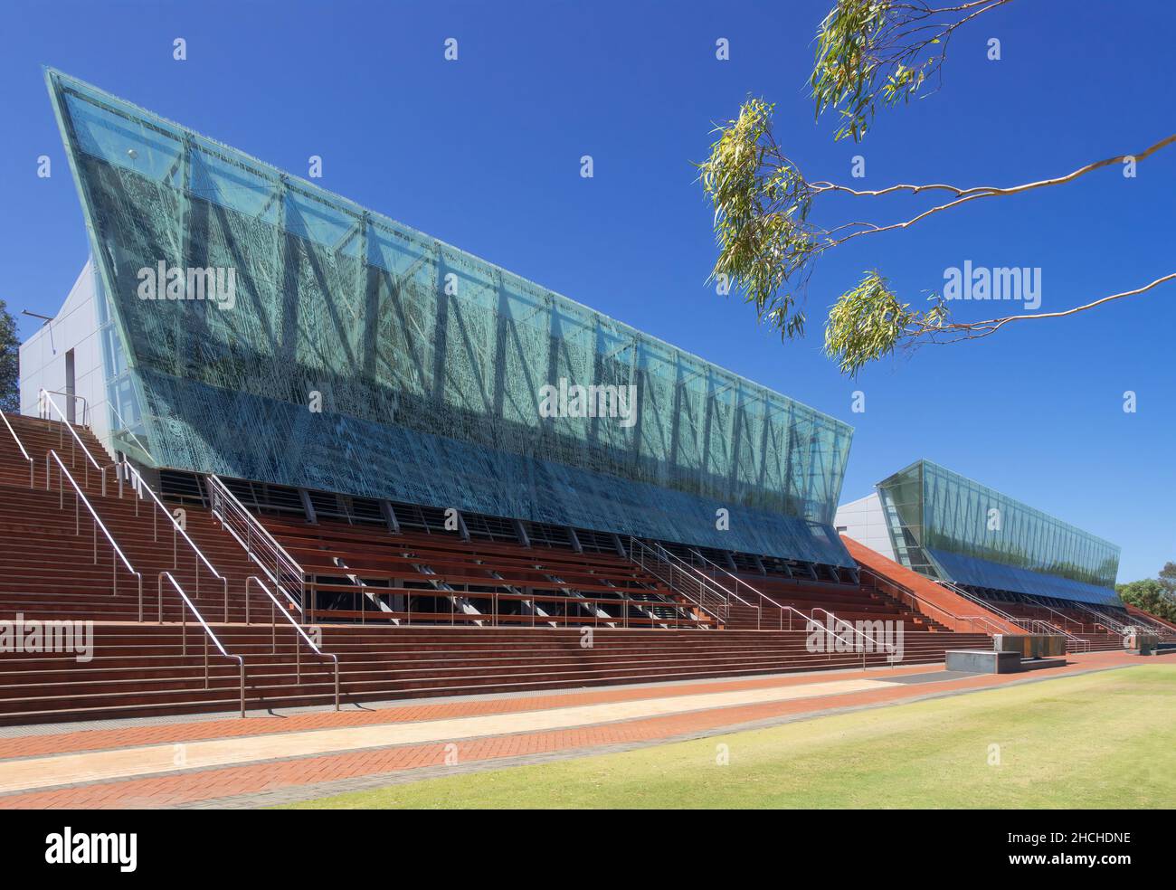 Joondalup, WA, Australia - Business School presso Edith Cowan University di Francis-Jones Morehen Thorp con Hassell Foto Stock