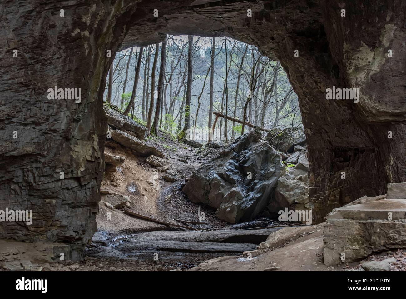 Smoky Arch nel carter Caves state Resort Park, Kentucky Foto Stock